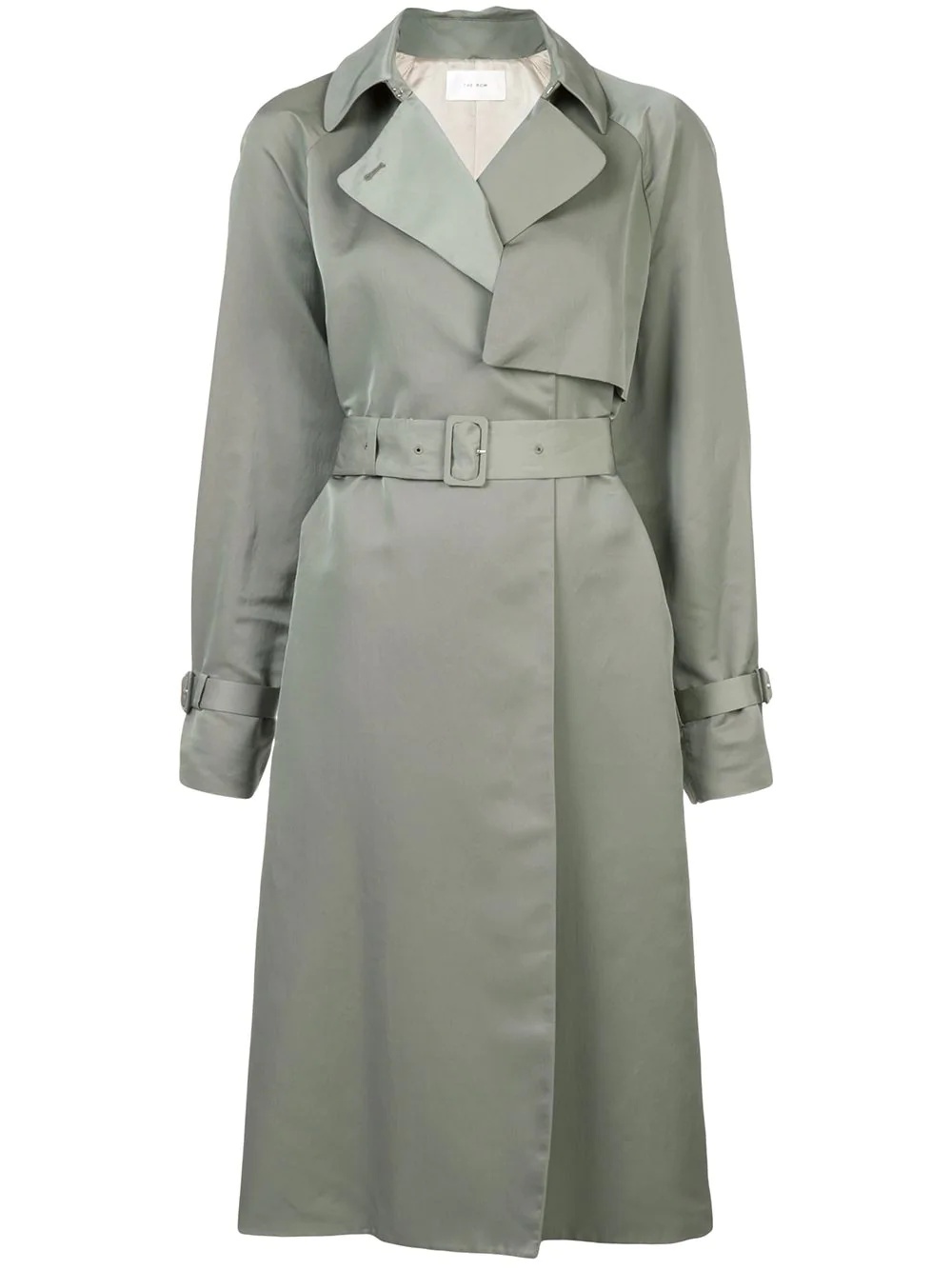 belted trench coat - 1