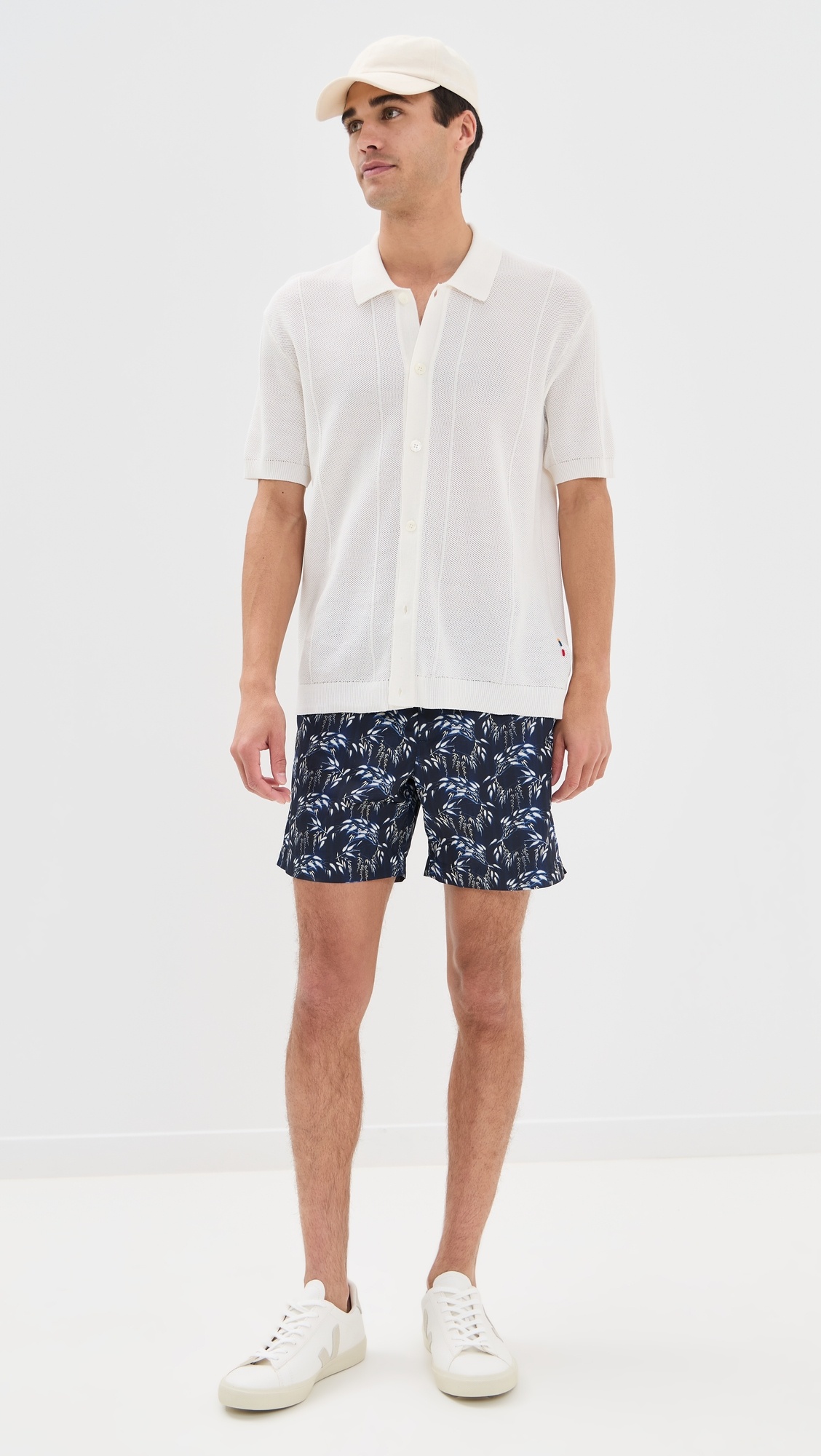 Bulldog Drawcord Catkin Swim Shorts 6" - 4