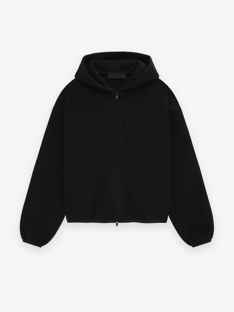 Women's Brushed Hooded Bomber 1