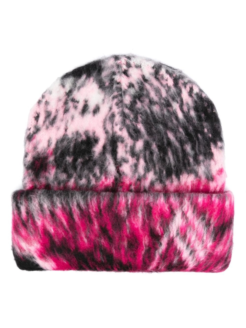 abstract-print beanie - 1