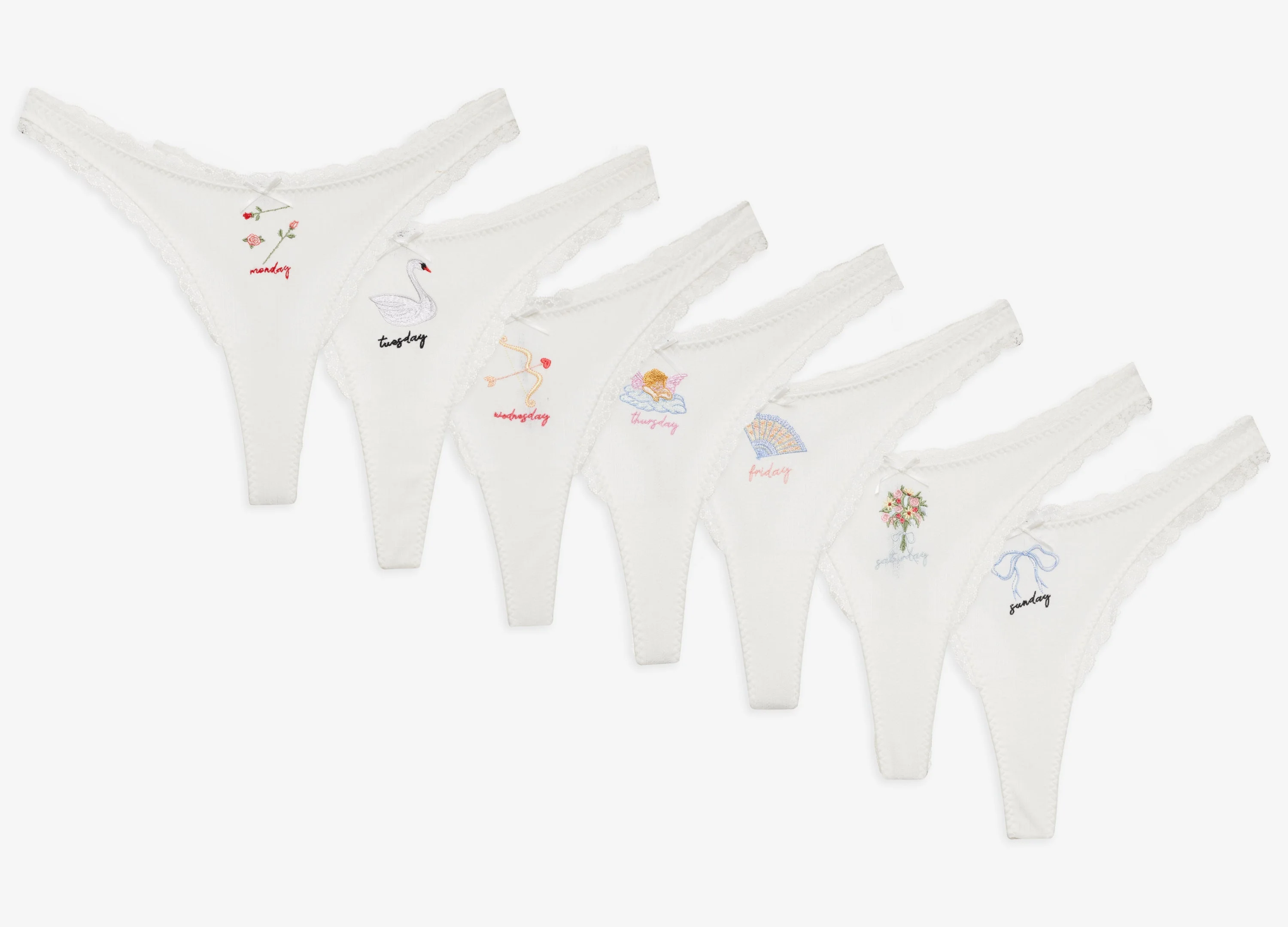Days of The Week Soiree Panty Pack - 1
