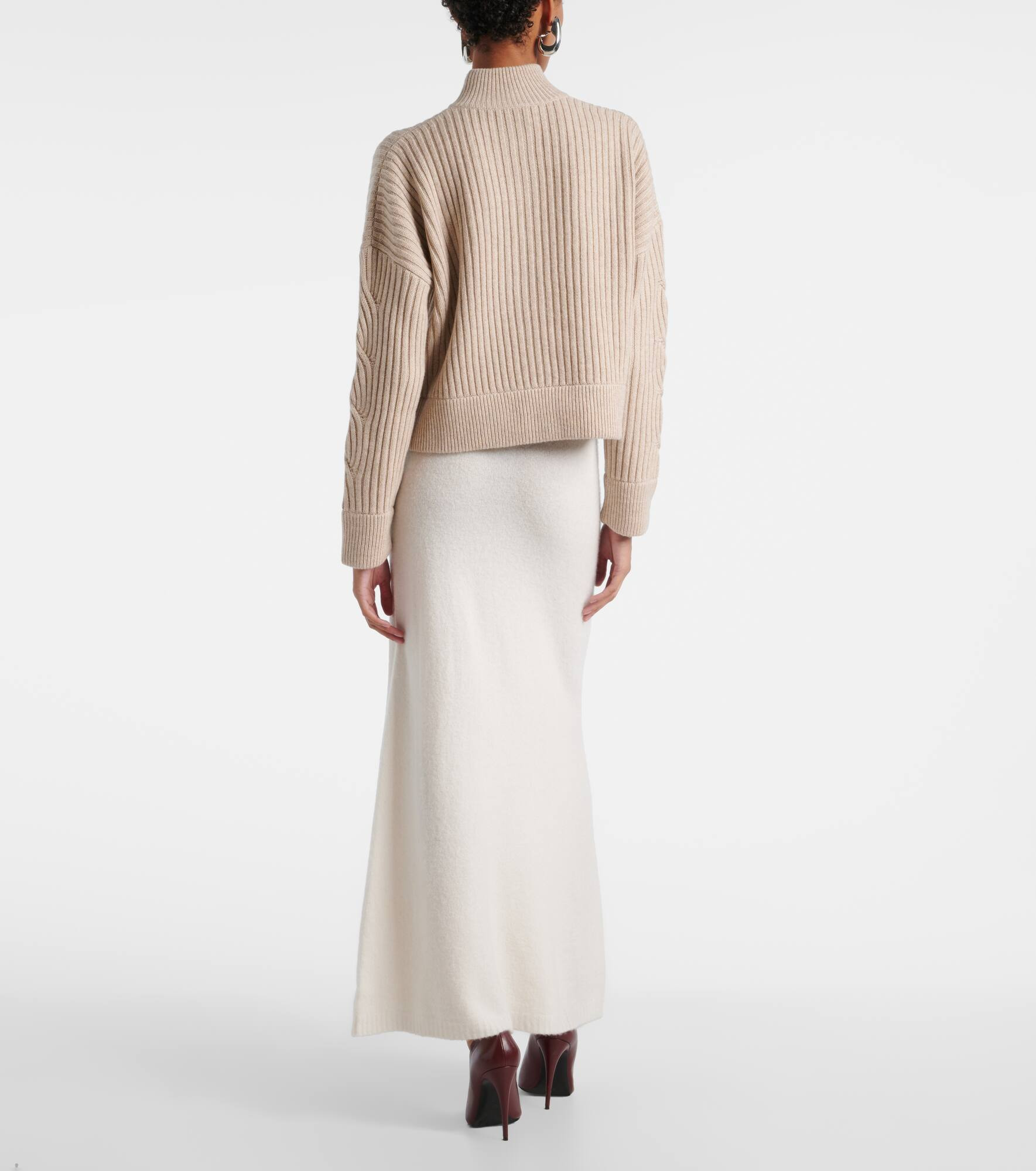 Afelio wool and cashmere cardigan - 3