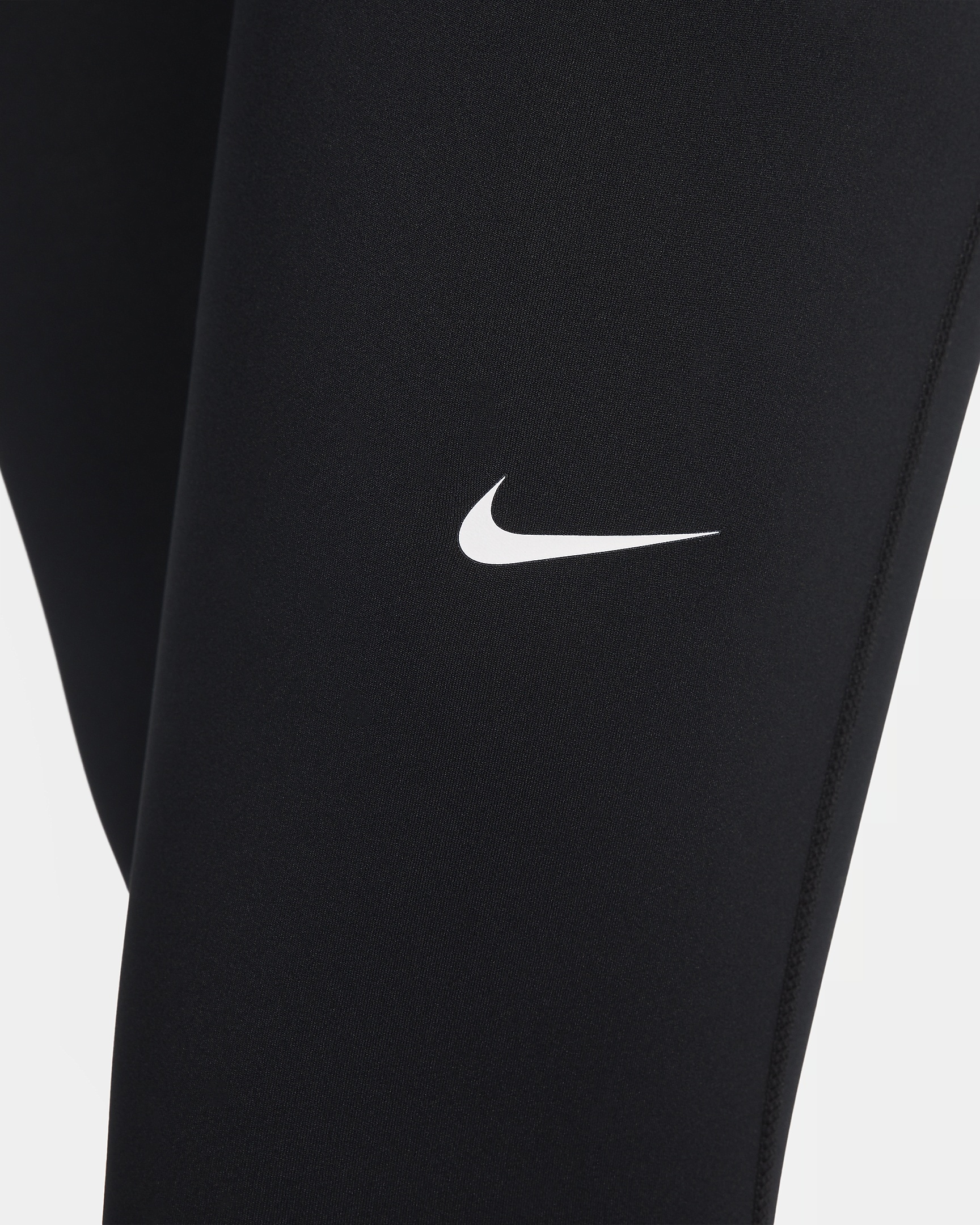 Nike Pro Women's Mid-Rise Crop Mesh Panel Leggings - 3