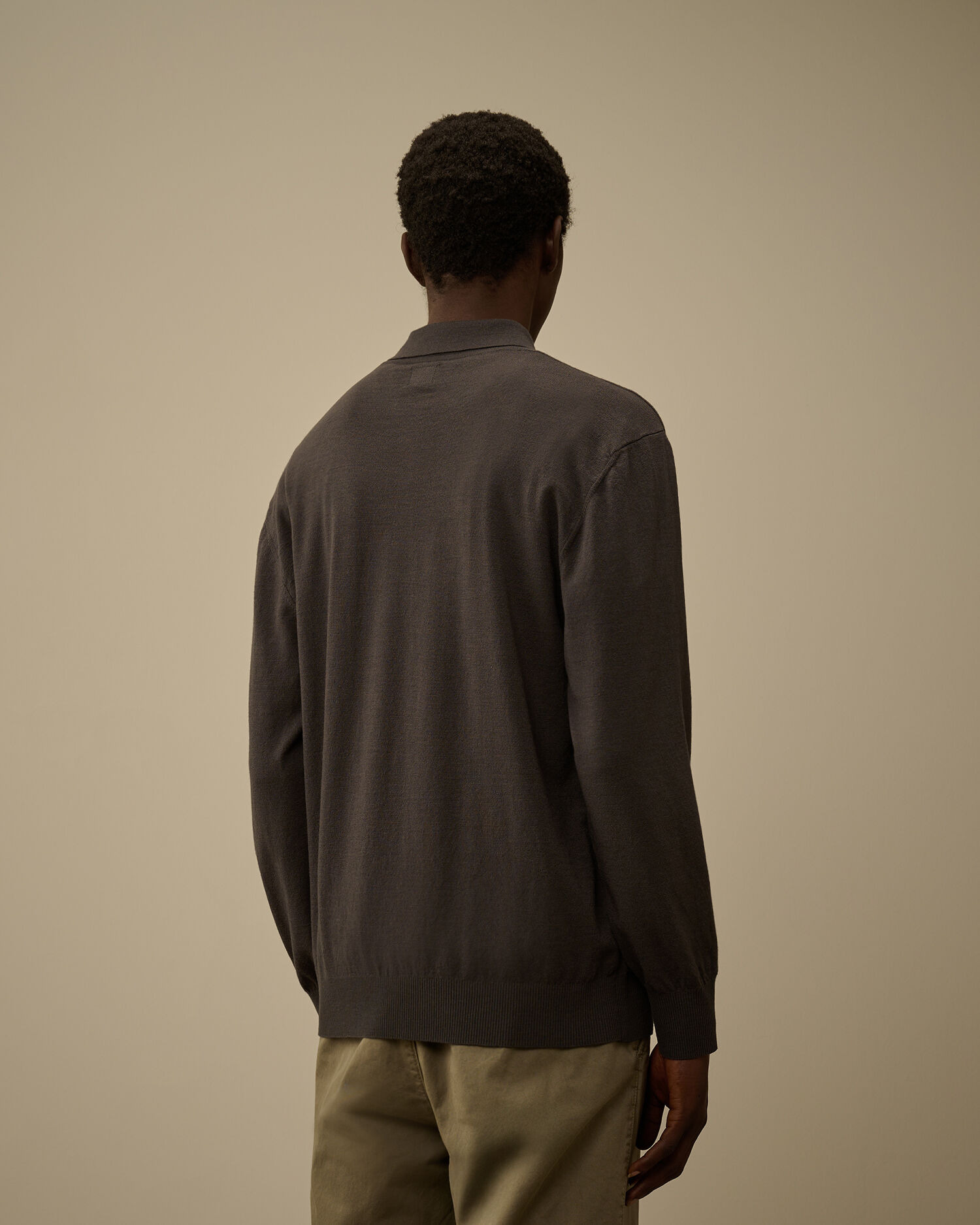 Extrafine Merino Wool Polo Sweater - 4