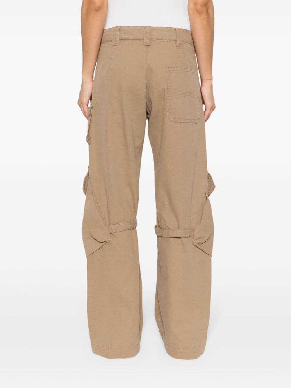 cotton cargo tousers - 4