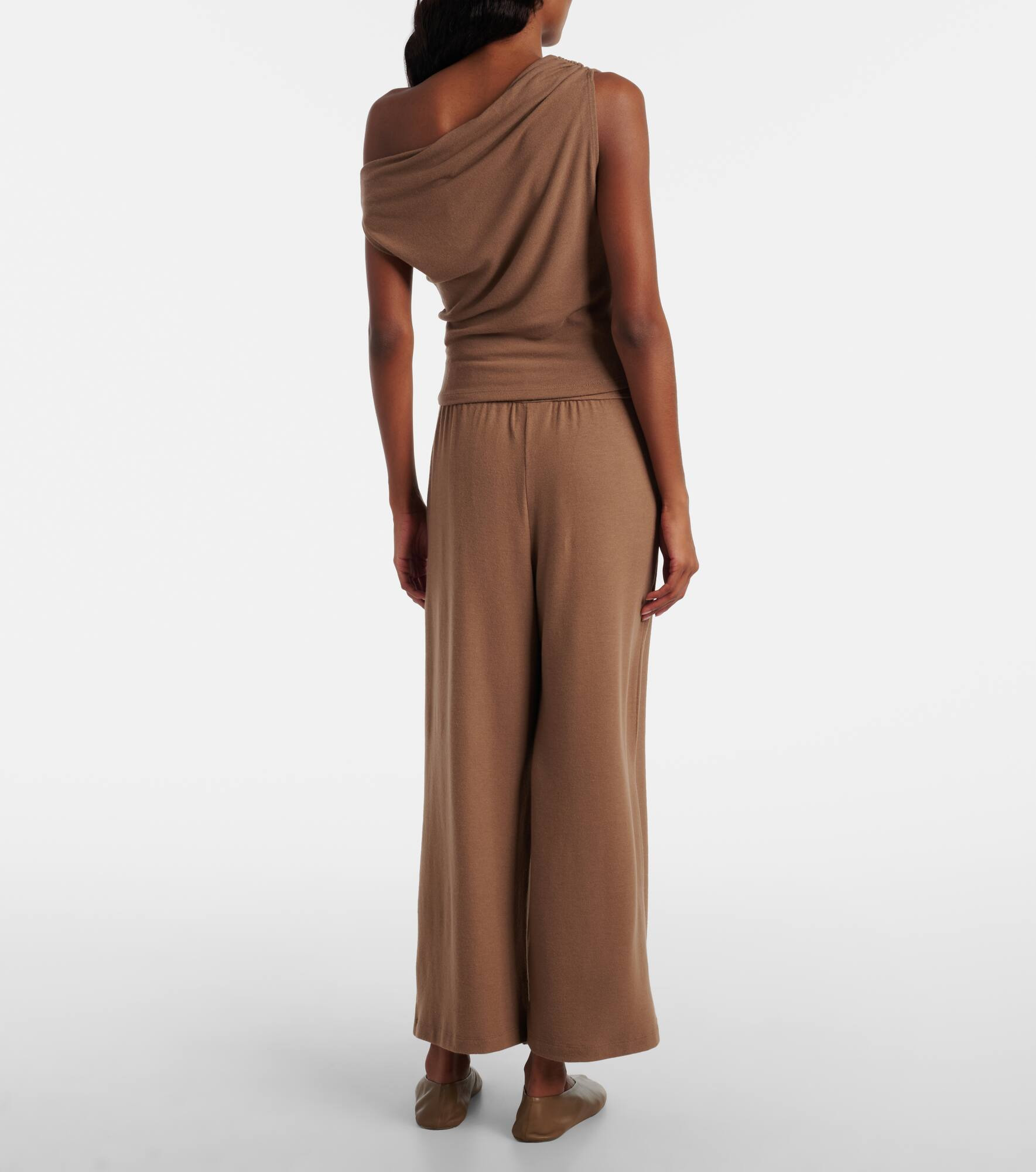 Lauren asymmetric jersey top - 3