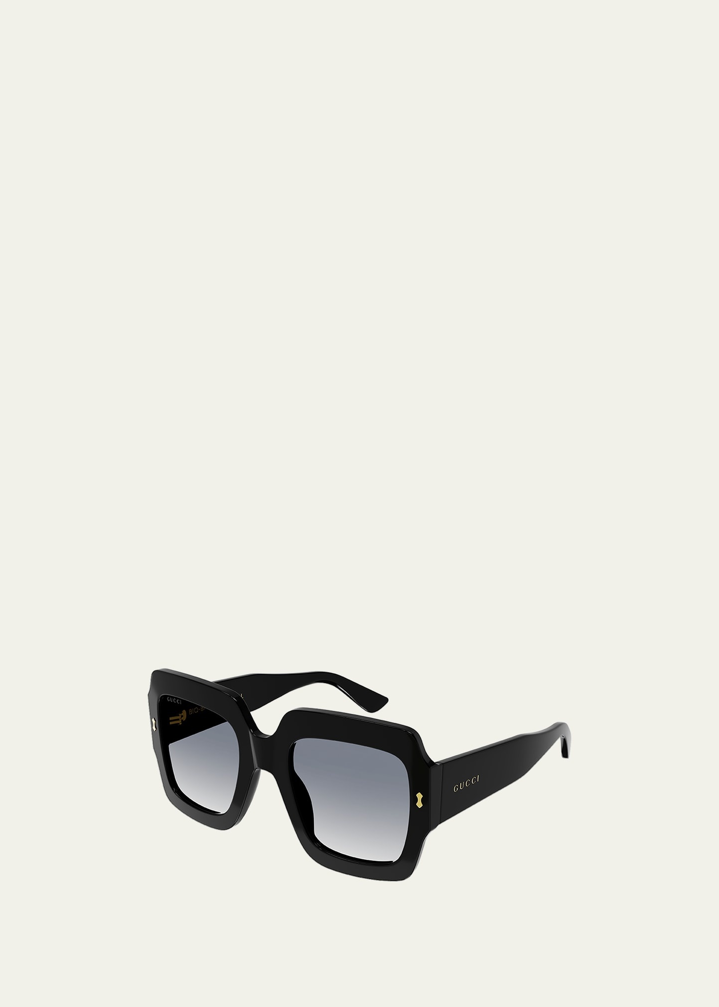 Gradient Rectangle Acetate Sunglasses - 1