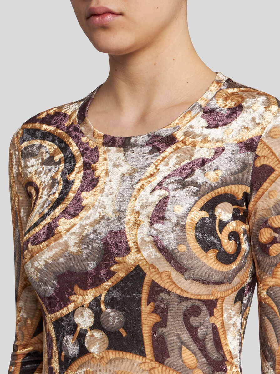 Etro PRINTED CHENILLE TOP | REVERSIBLE