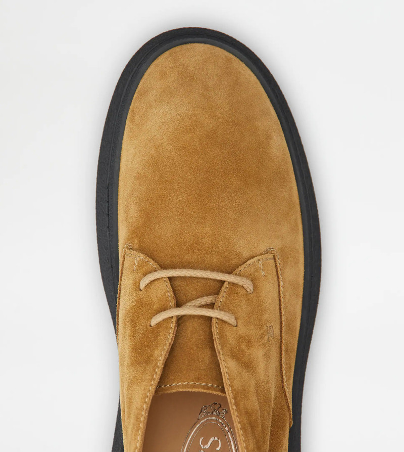 TOD'S W. G. DESERT BOOTS IN SUEDE - BROWN 4
