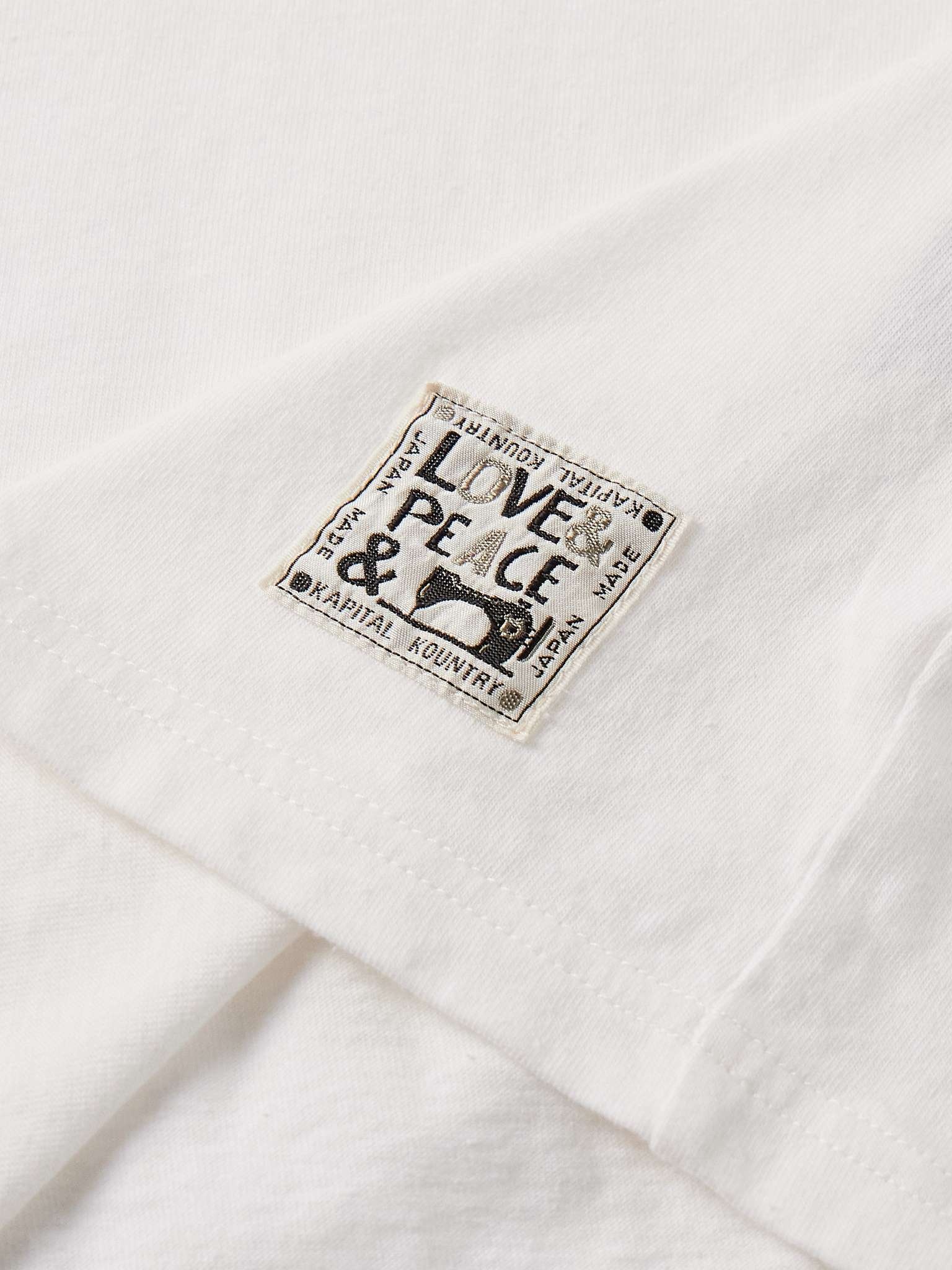 Peckish Embroidered Printed Cotton-Jersey T-Shirt - 4