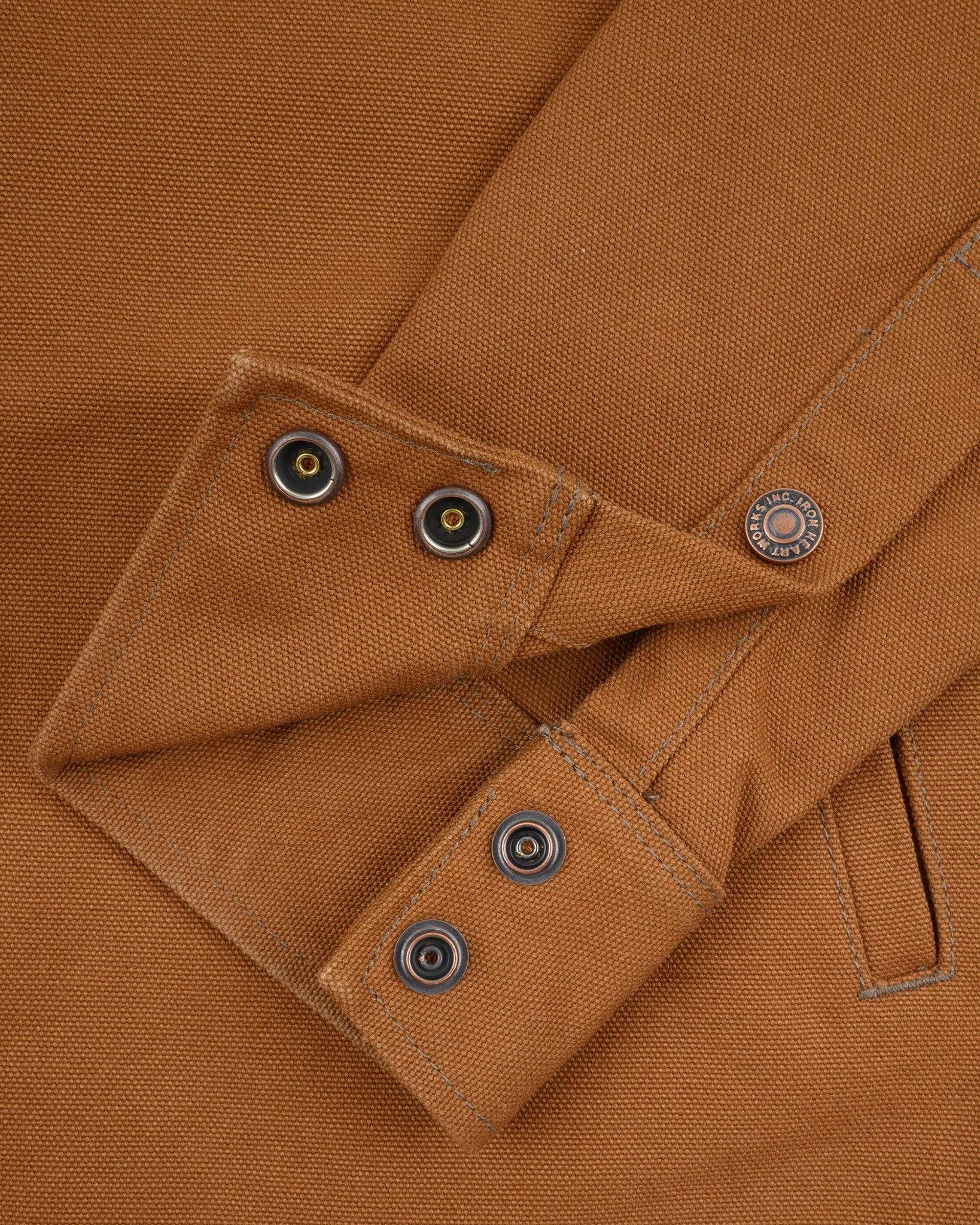17OZ COTTON DUCK CPO SHIRT - BROWN - 10
