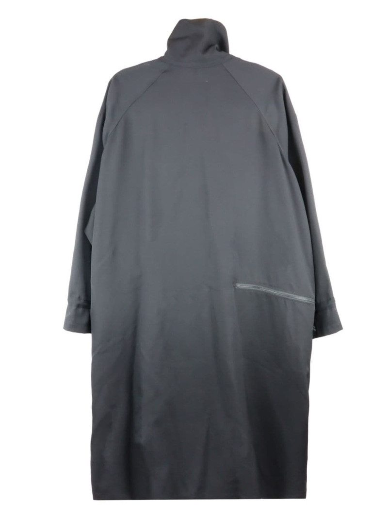 Yohji Yamamoto cross-zipper wool gabardine jacket outlook