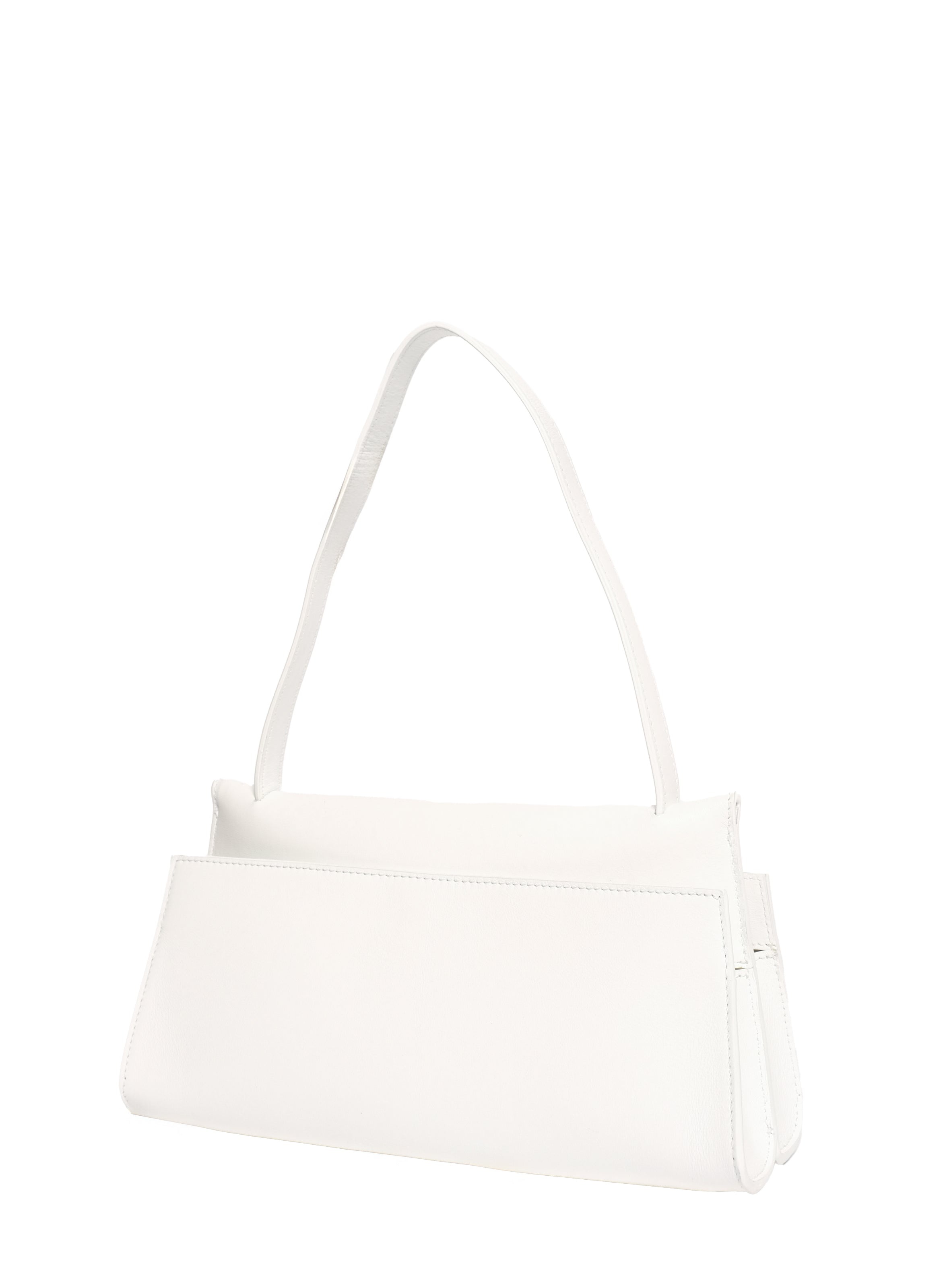 Long Papillon Leather White - 3