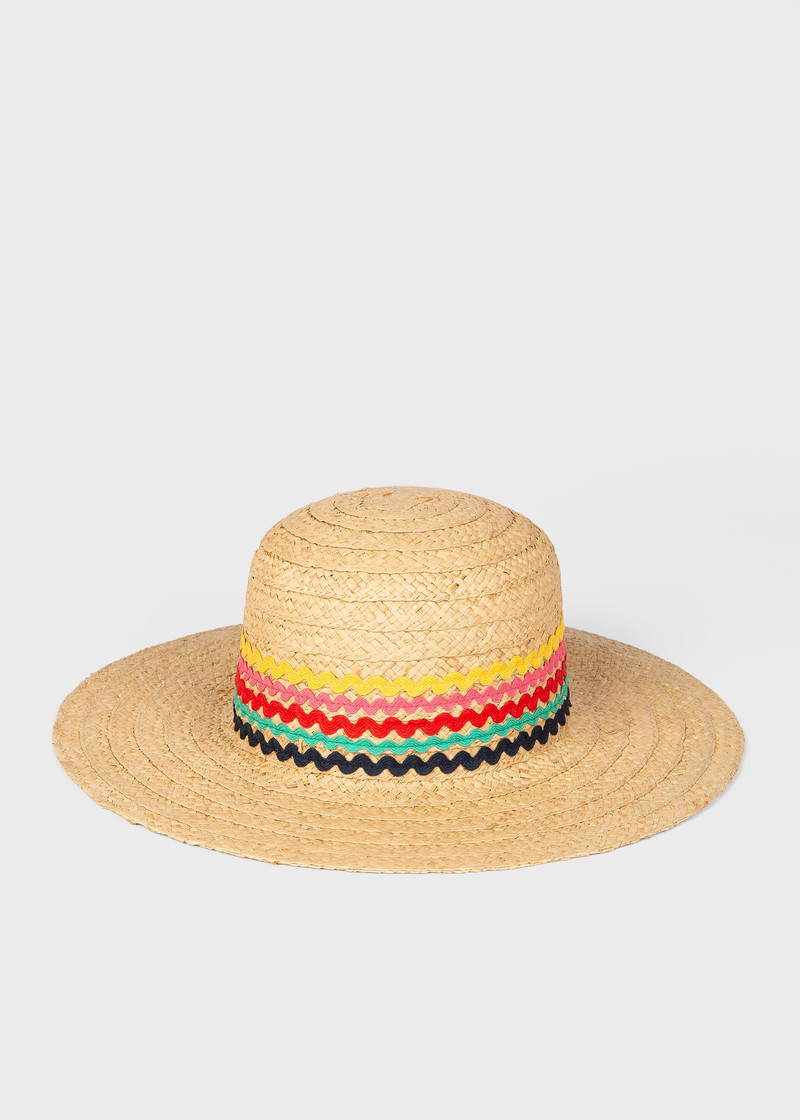Paul Smith Ric Rac Scallop Trim Floppy Hat outlook