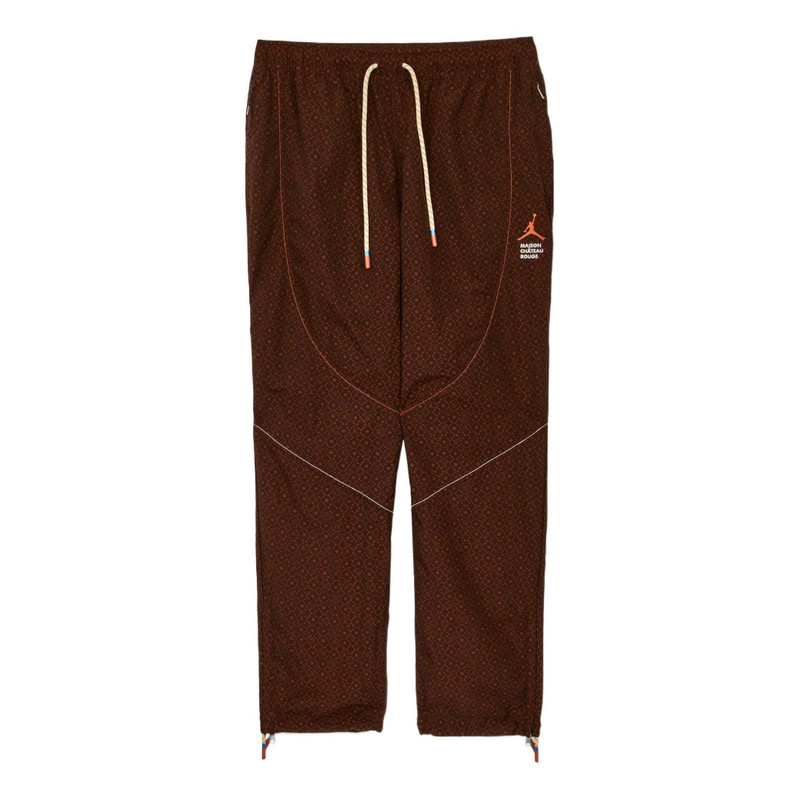 Air Jordan x Maison Chateau Rouge Crossover Woven Lacing Sports Pants Asia Edition Light Yellow DN36 - 1
