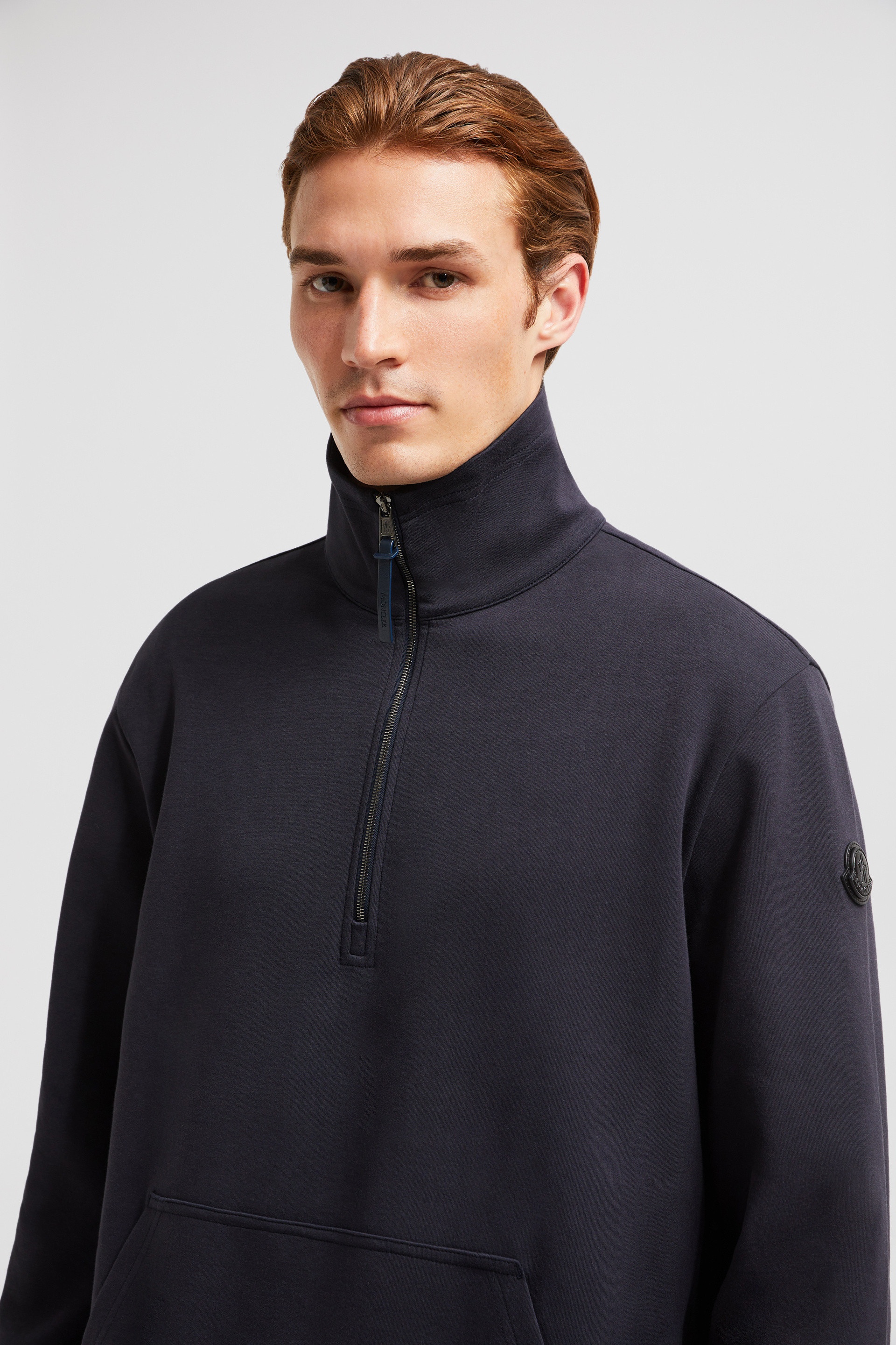 Cotton Half-Zip Sweatshirt - 4
