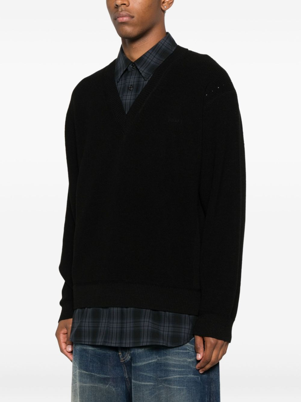 layered sweater - 3
