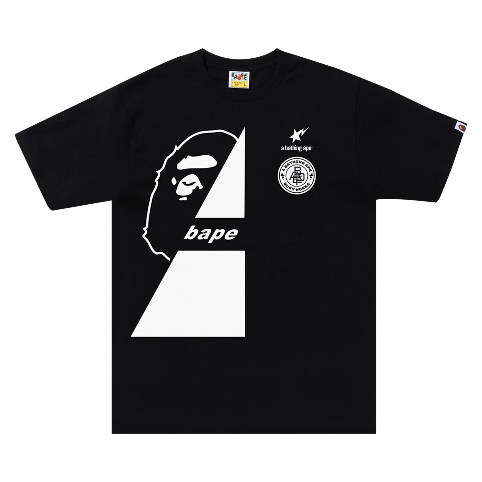 BAPE Soccer #3 Tee 'Black' - 1