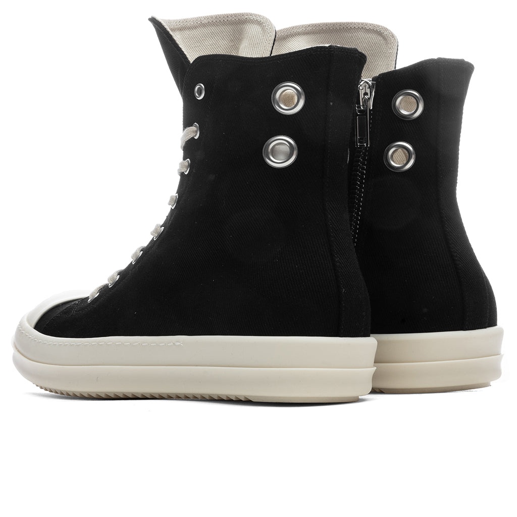DENIM SNEAKS - BLACK/MILK - 3