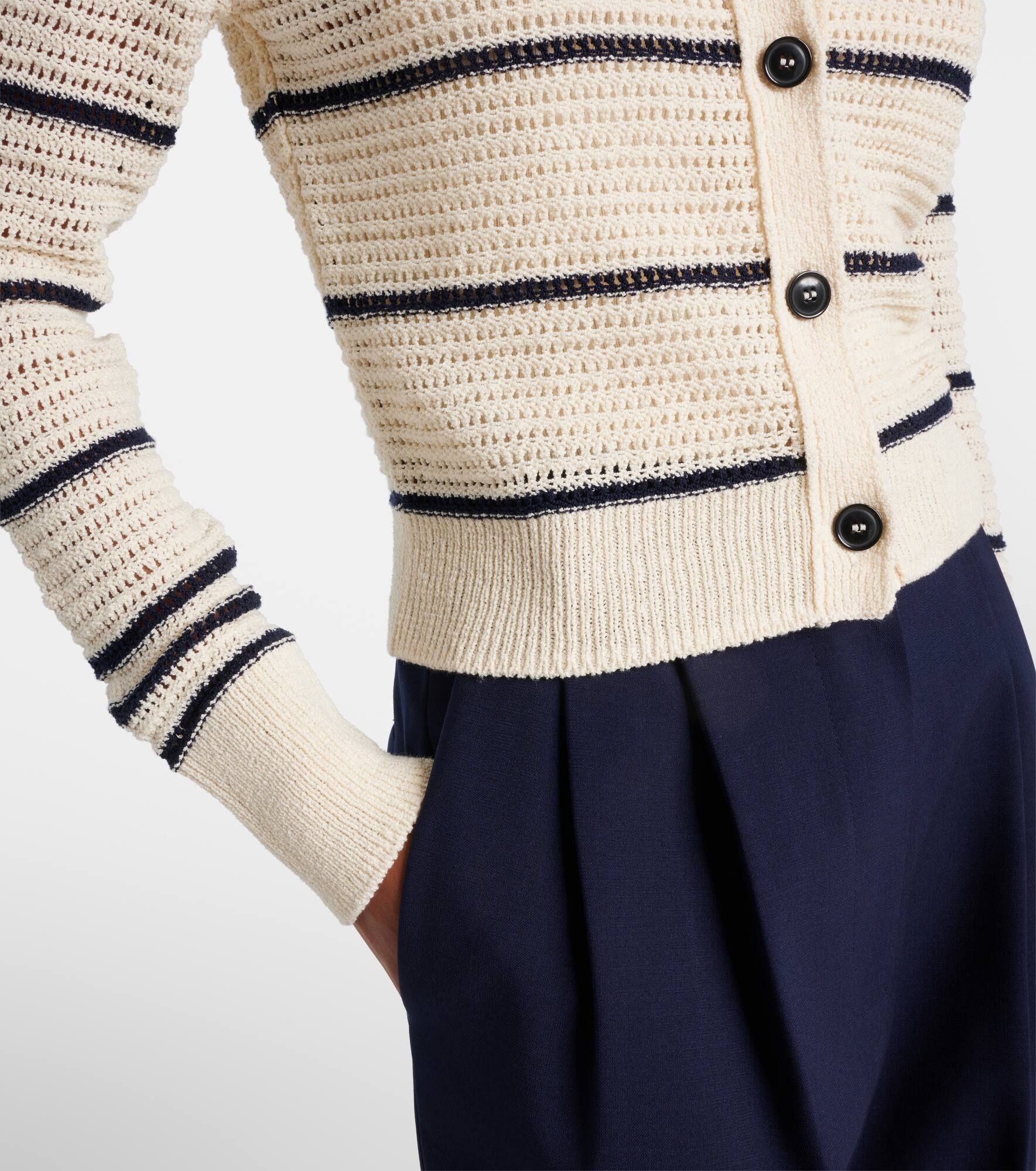 The Shrunken cotton-blend cardigan - 6