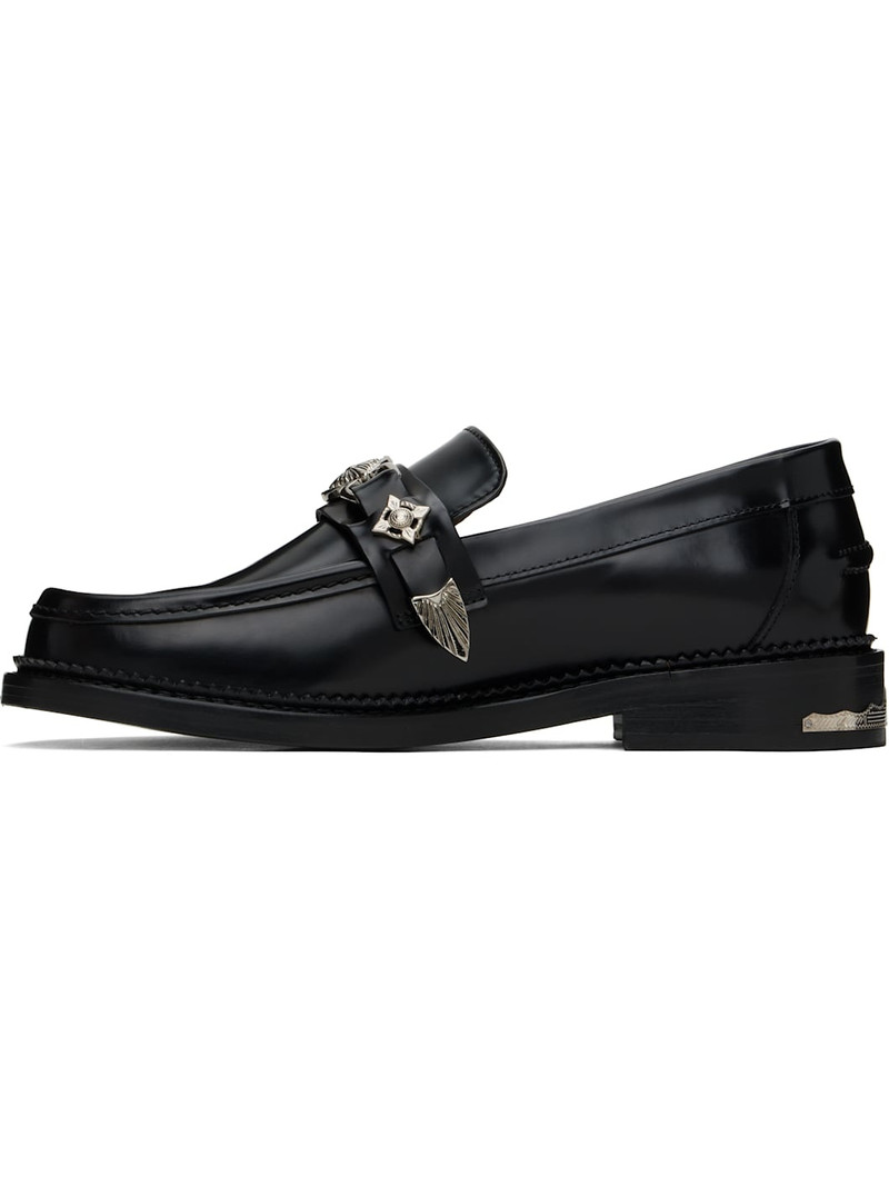 Black Metal Loafers 3