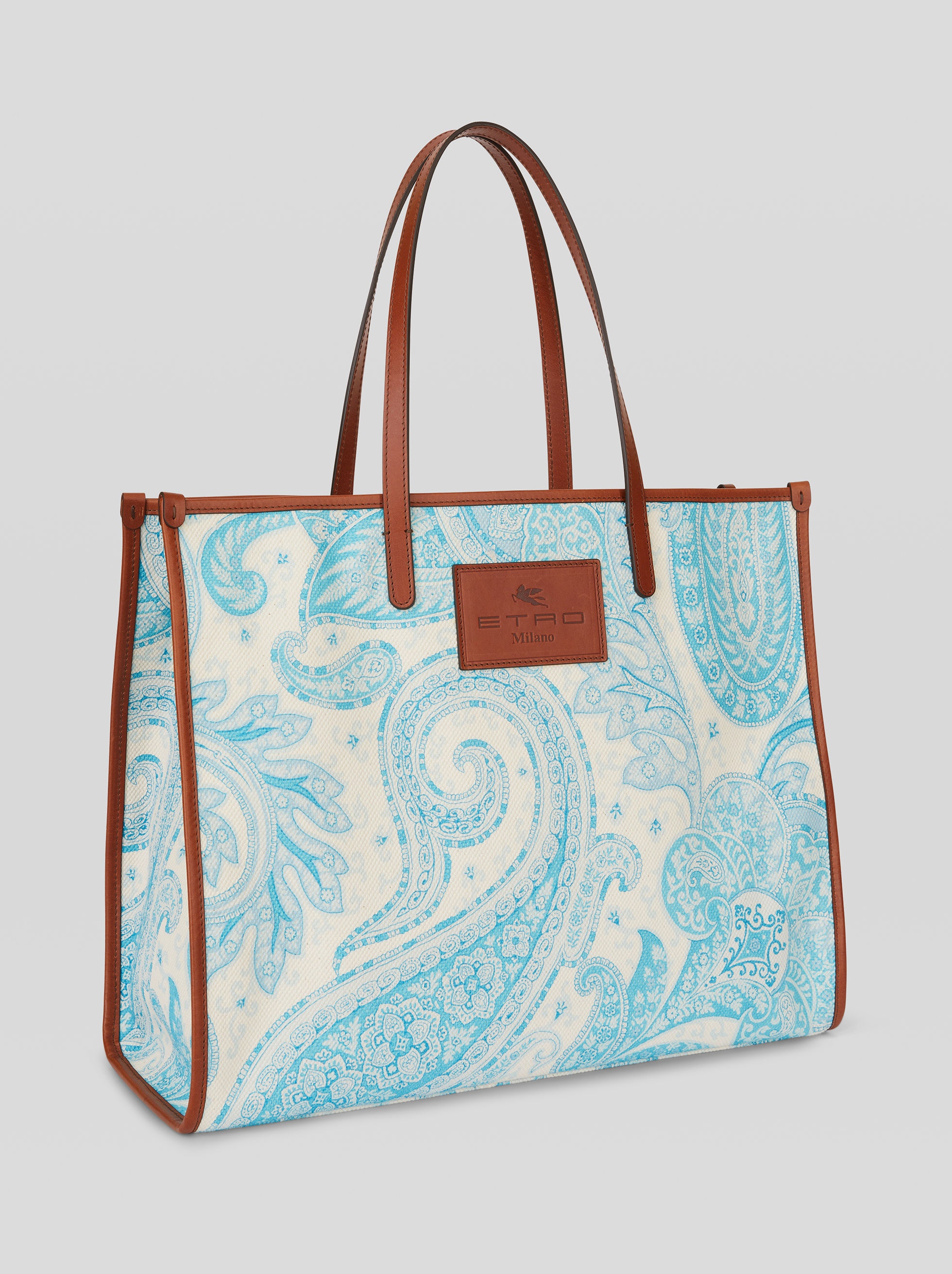 LIQUID PAISLEY BEACH SHOPPING BAG - 5