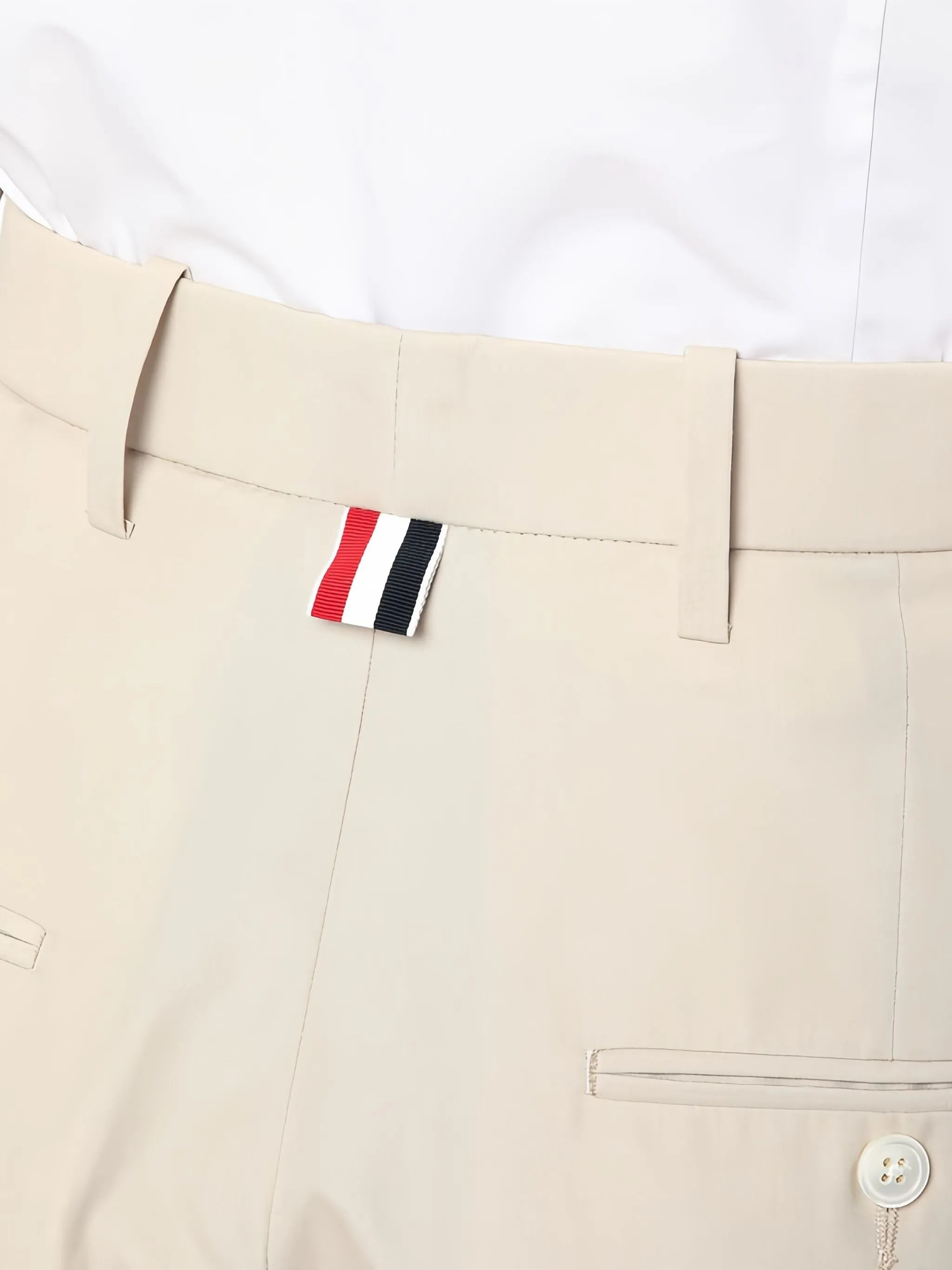 high-waist pleated shorts - 5