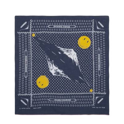 Kapital FASTCOLOR SELVEDGE BANDANA (MIRRORED FUJI SMILE) outlook