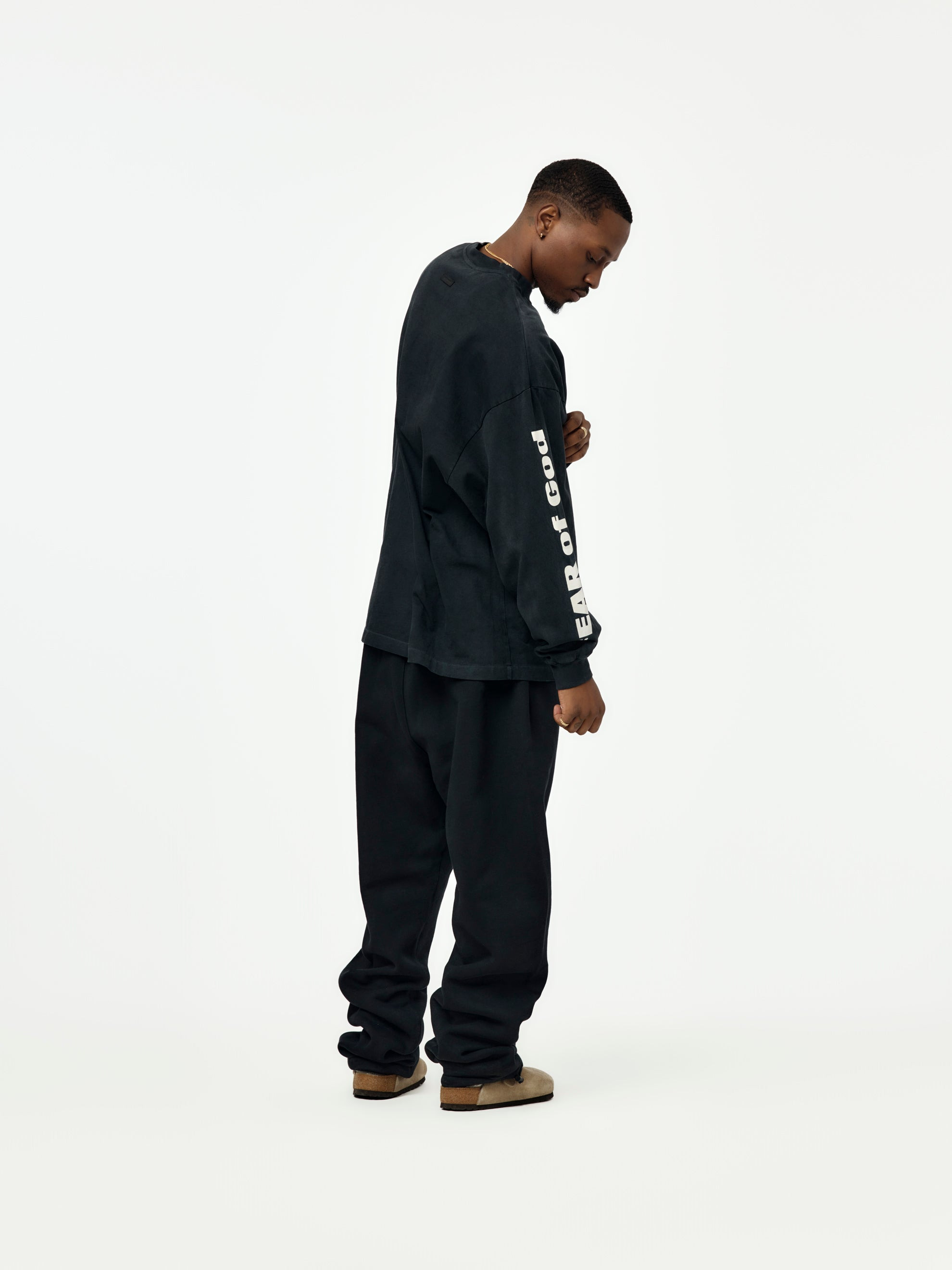 RELAXED  "FEAR OF GOD" LS TEE - 5