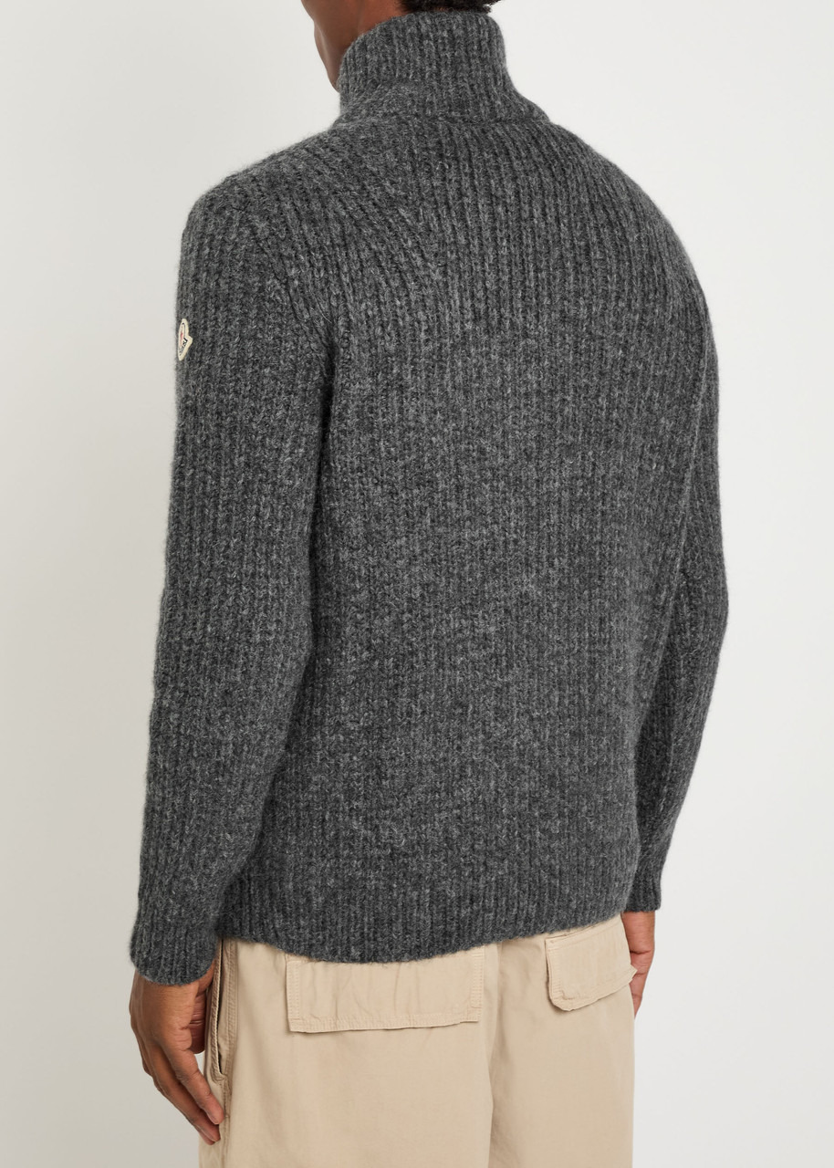 Moncler Ribbed Alpaca-blend Cardigan - 3
