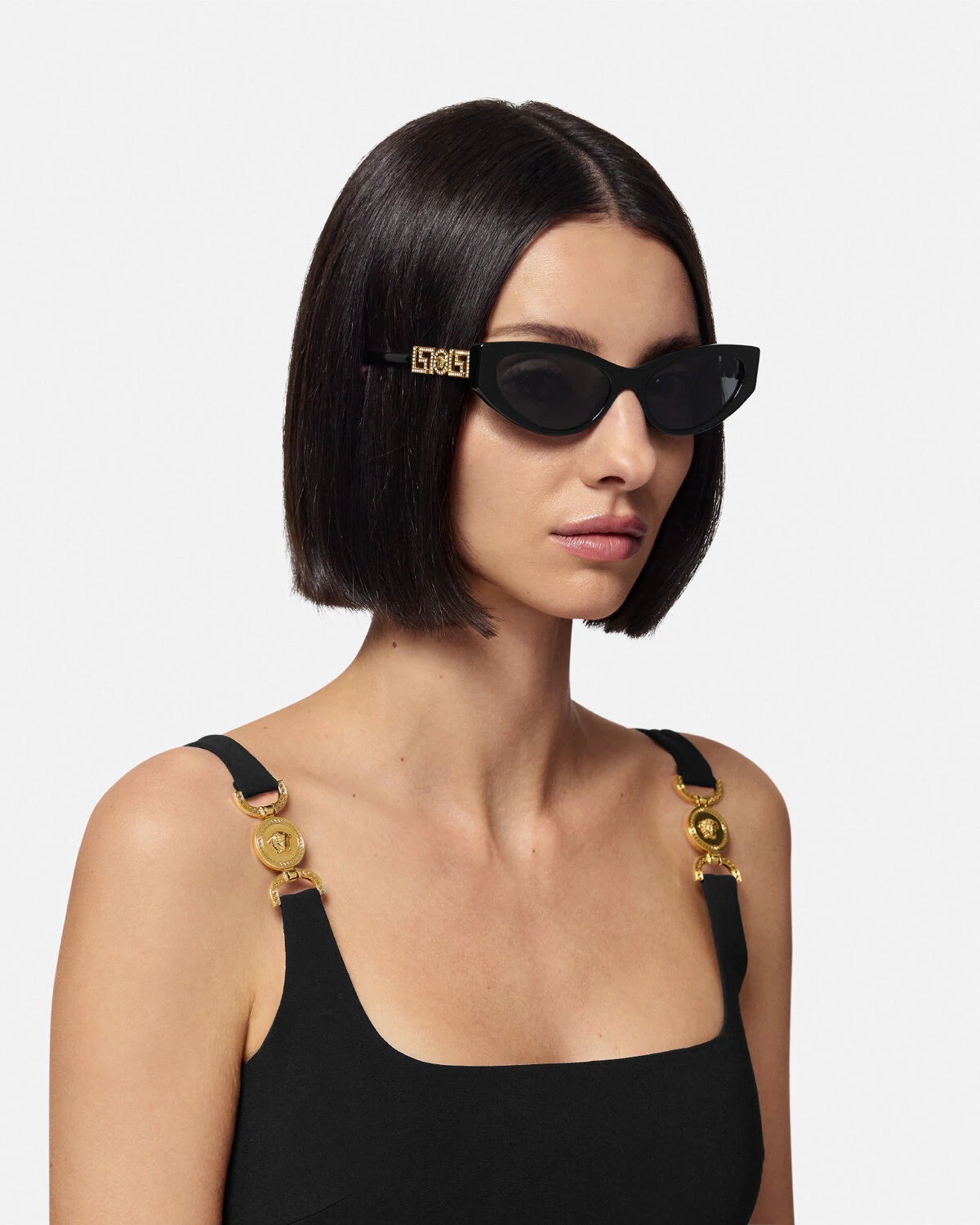 Greca Strass Cat-Eye Sunglasses - 4