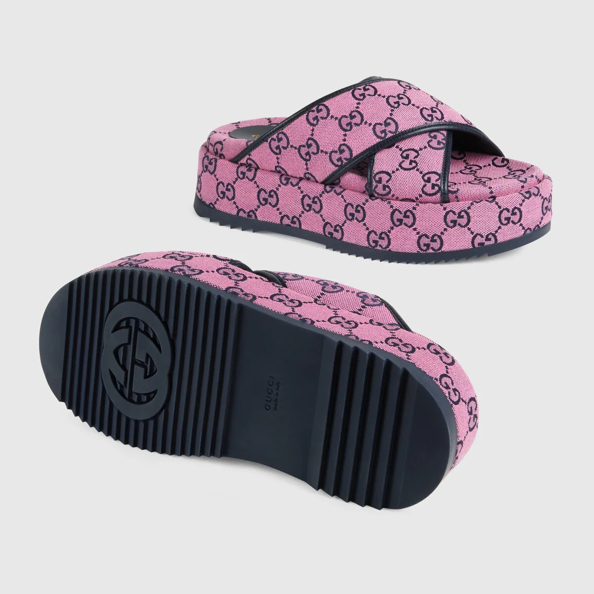 GG Multicolor platform sandal - 5