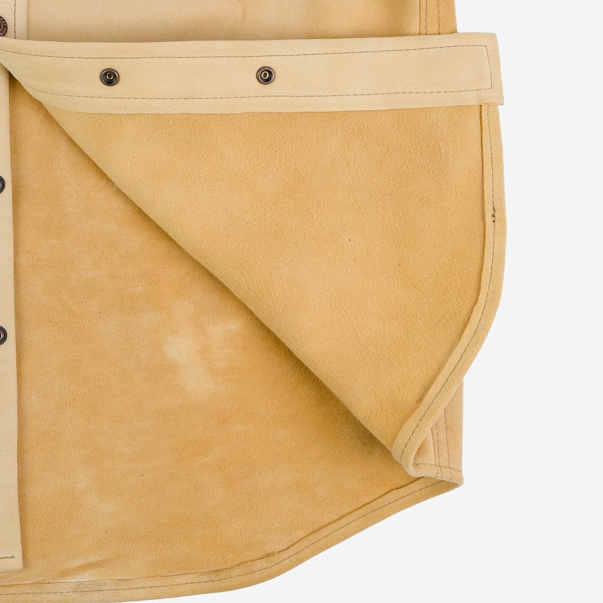 IHSB-BIGBUCK-NAT Deerskin Western Shirt 'The Big Buck' - Natural - 13
