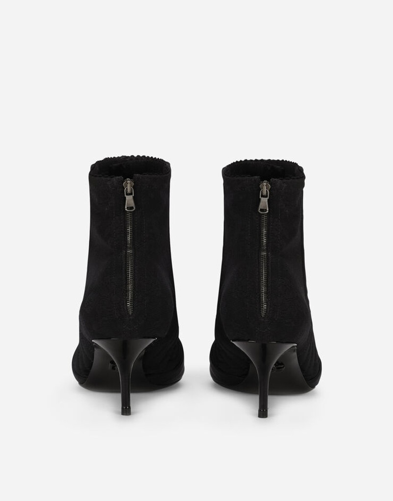 Dolce & Gabbana Corset-style satin ankle boots outlook