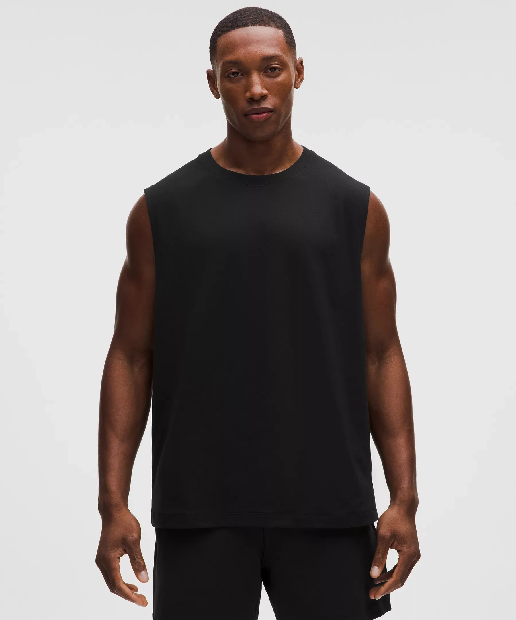 Mesh Soft Jersey Sleeveless Tank Top - 1