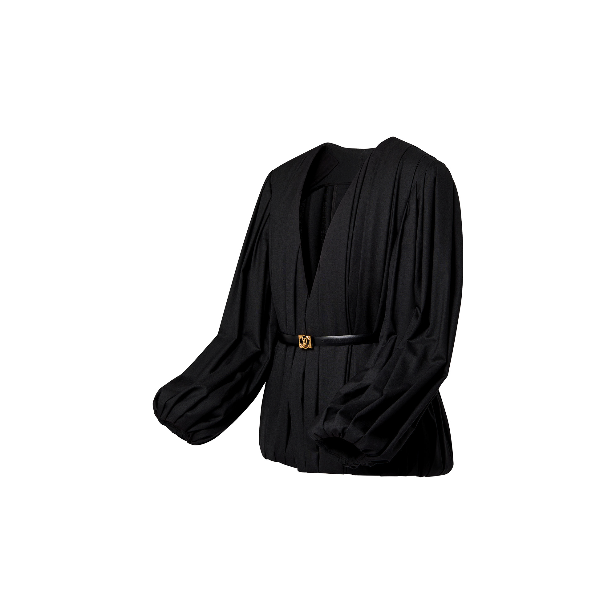 Draped Wool Toile Jacket - 2