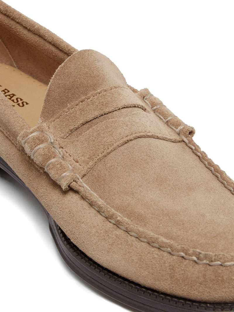 penny suede loafers 6