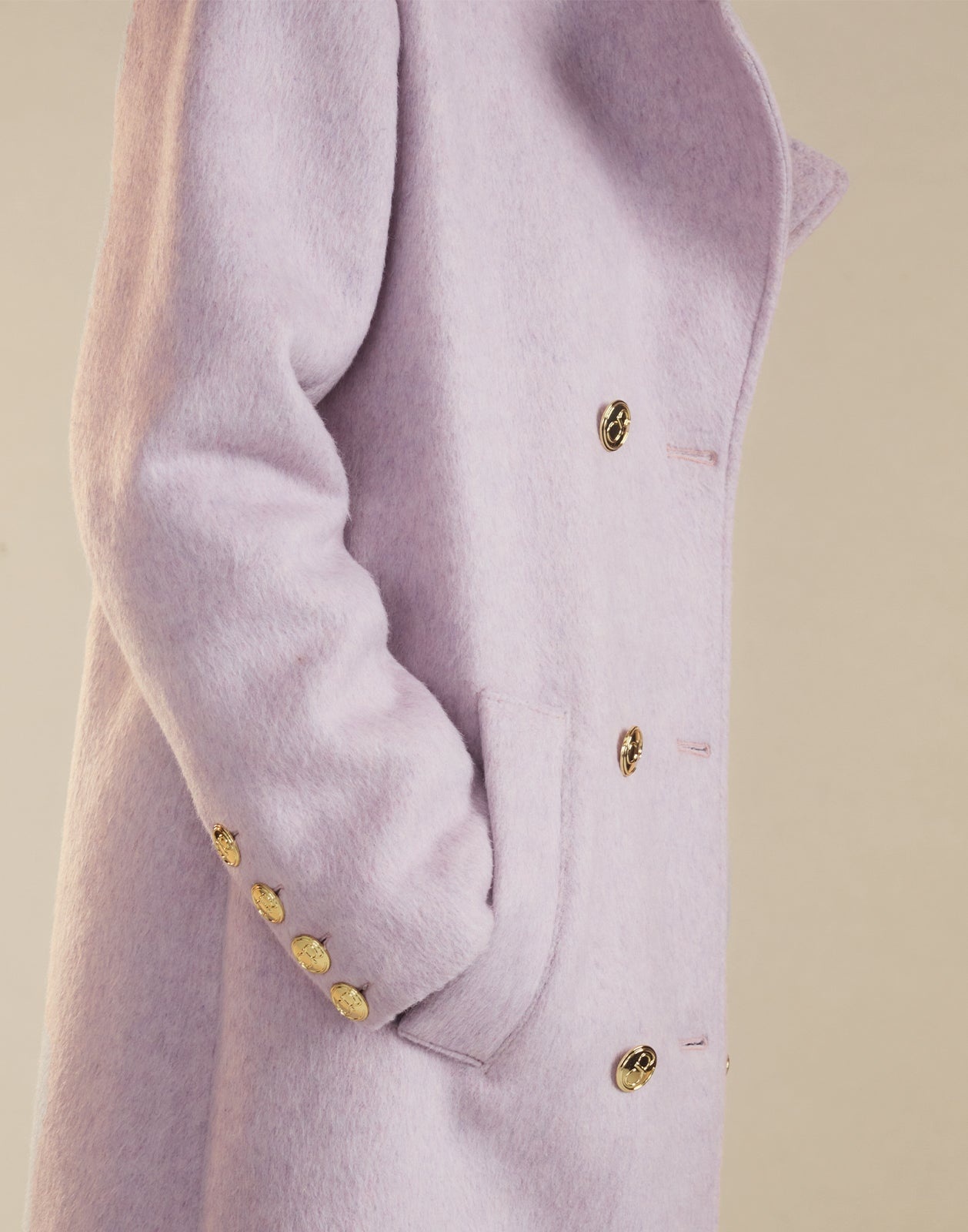 Noa Wool Cocoon Coat - 6