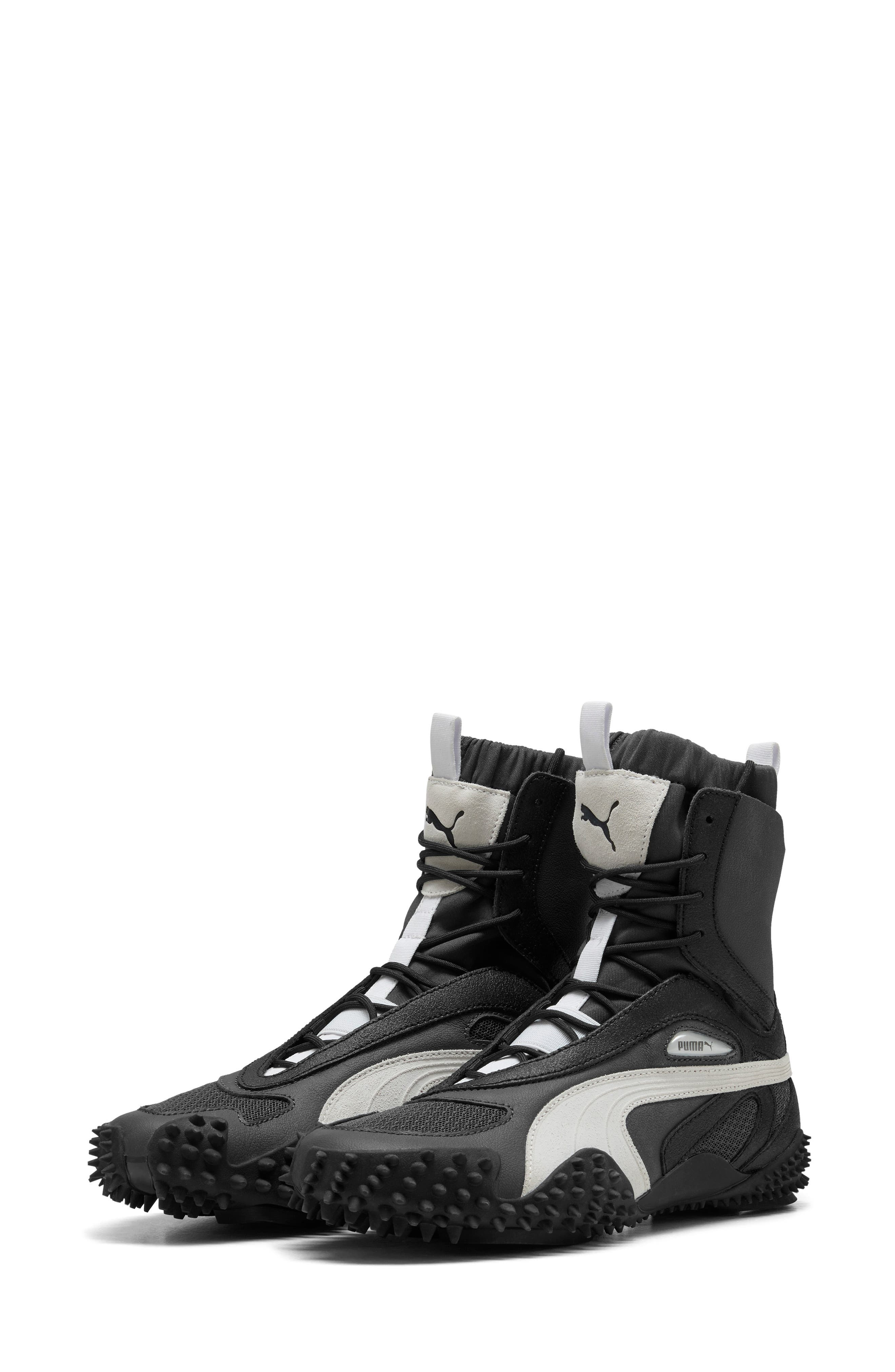 PUMA Mostro Mid Sneaker Boot in Puma Black/Puma White at Nordstrom - 8