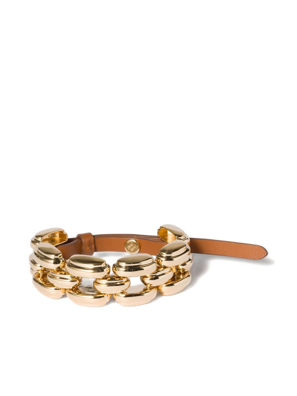 leather-link bracelet - 2