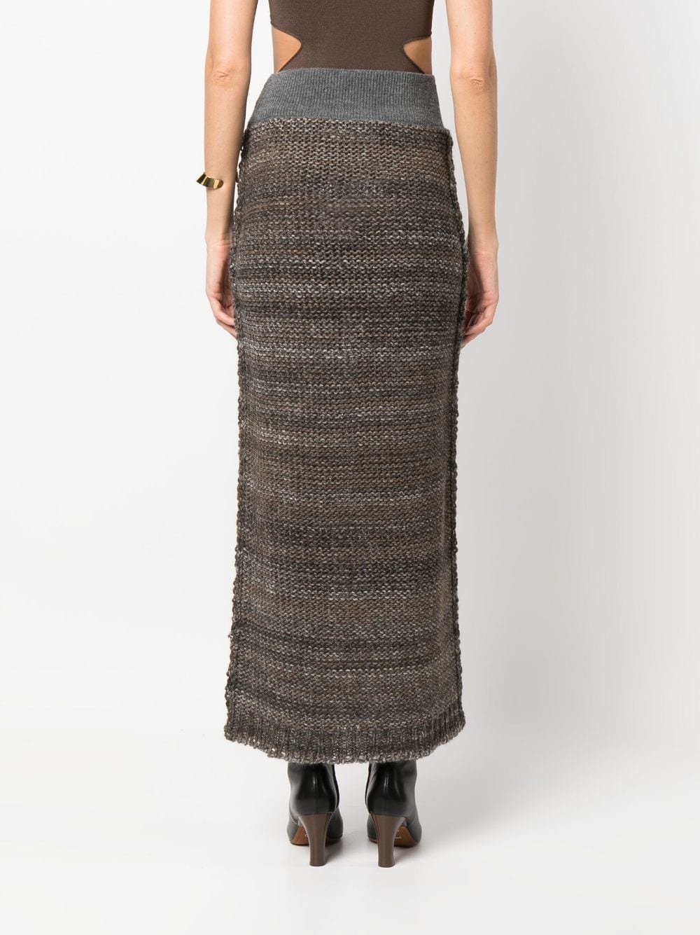 Lynette knitted midi skirt - 4