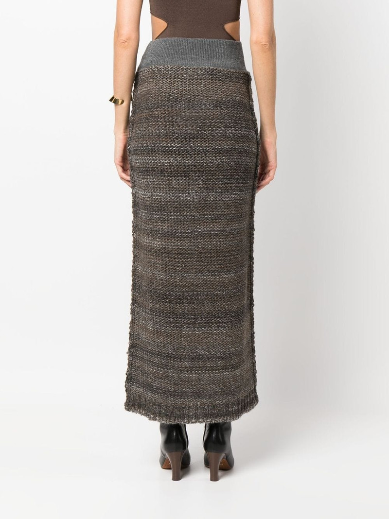 Lynette knitted midi skirt 4