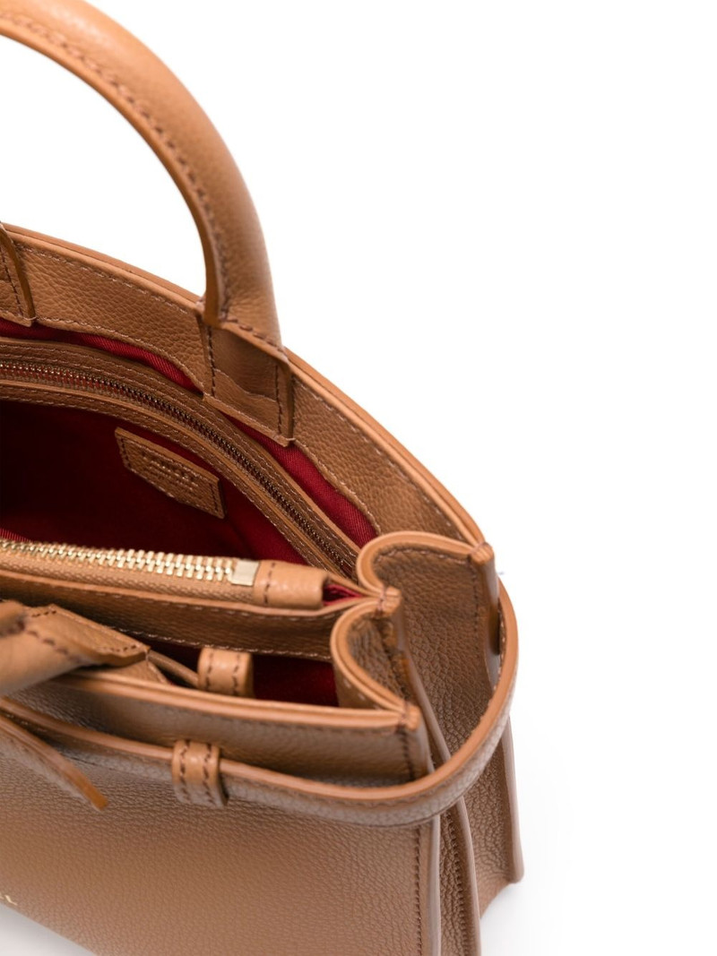 mini leather tote bag 5