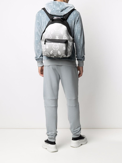 PHILIPP PLEIN gradient-effect logo backpack outlook