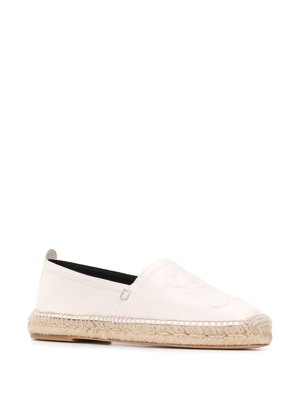 embossed logo espadrilles - 2