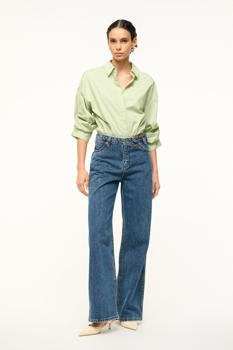 STAUD TRAVERSE BODYSUIT PALE JADE 3