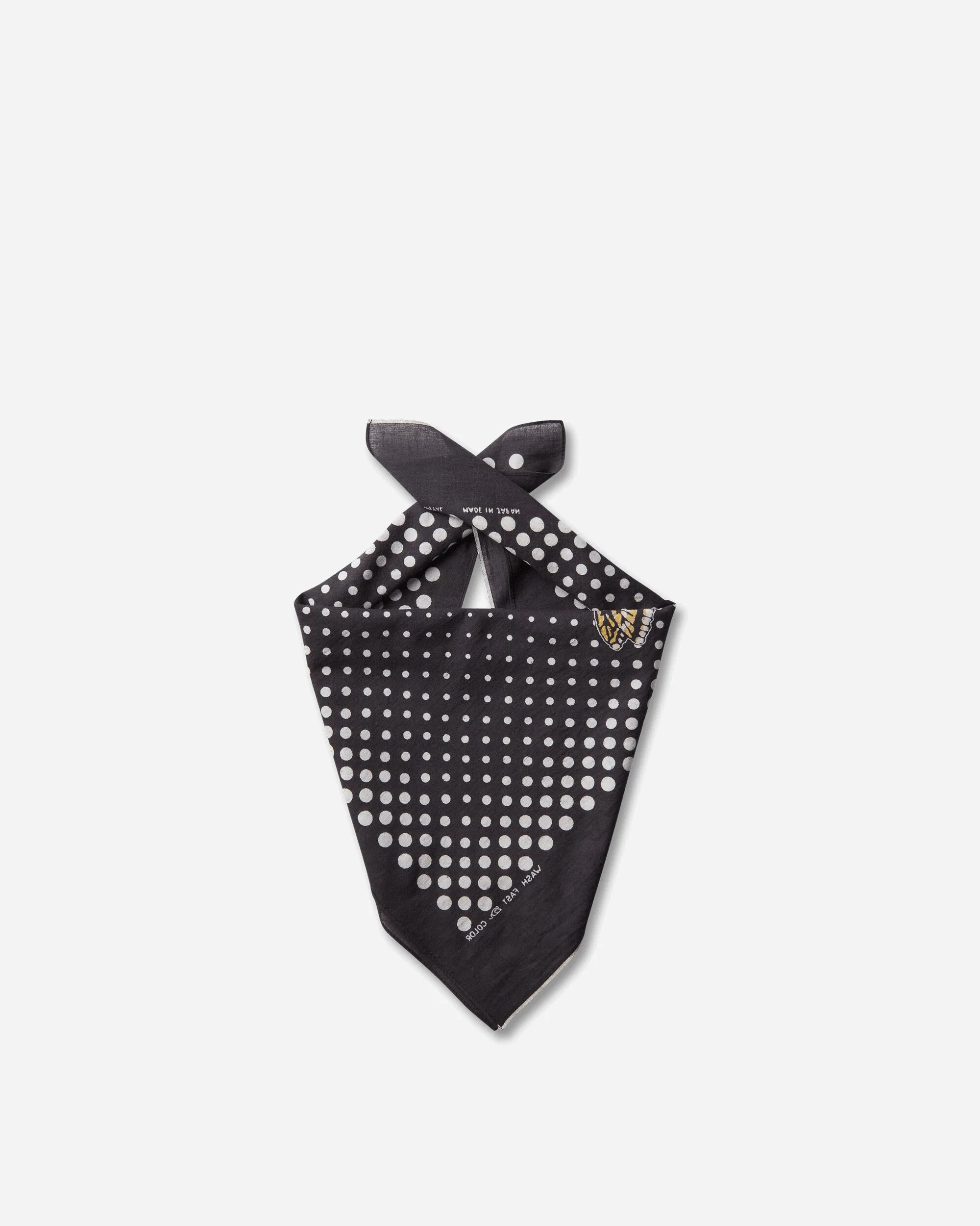 Fastcolor Selvedge Bandana (Coco Swallowtail) Black - 1