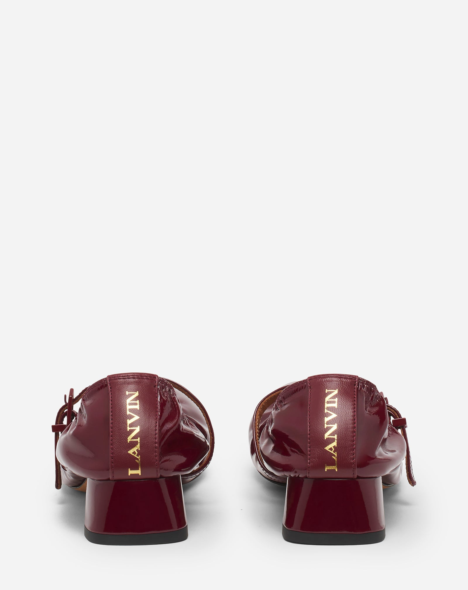THE BALLERINA HEELED MARY JANE IN GLOSSY LEATHER - 4