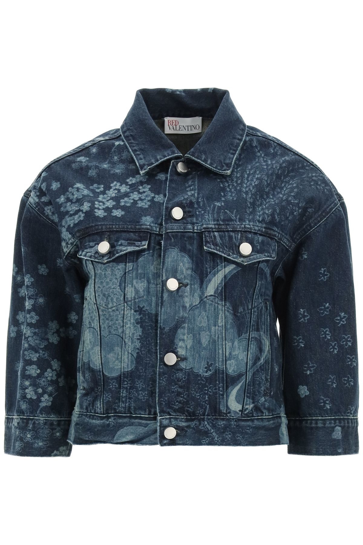 DENIM JACKET WITH LASER PRINT - 1