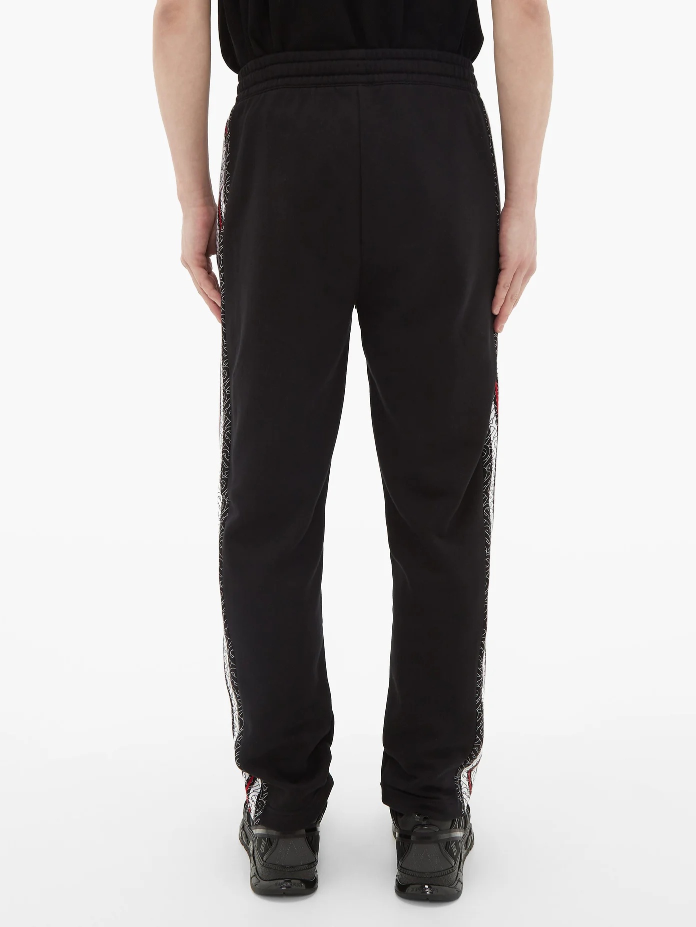 Arnold side-striped cotton track pants - 5